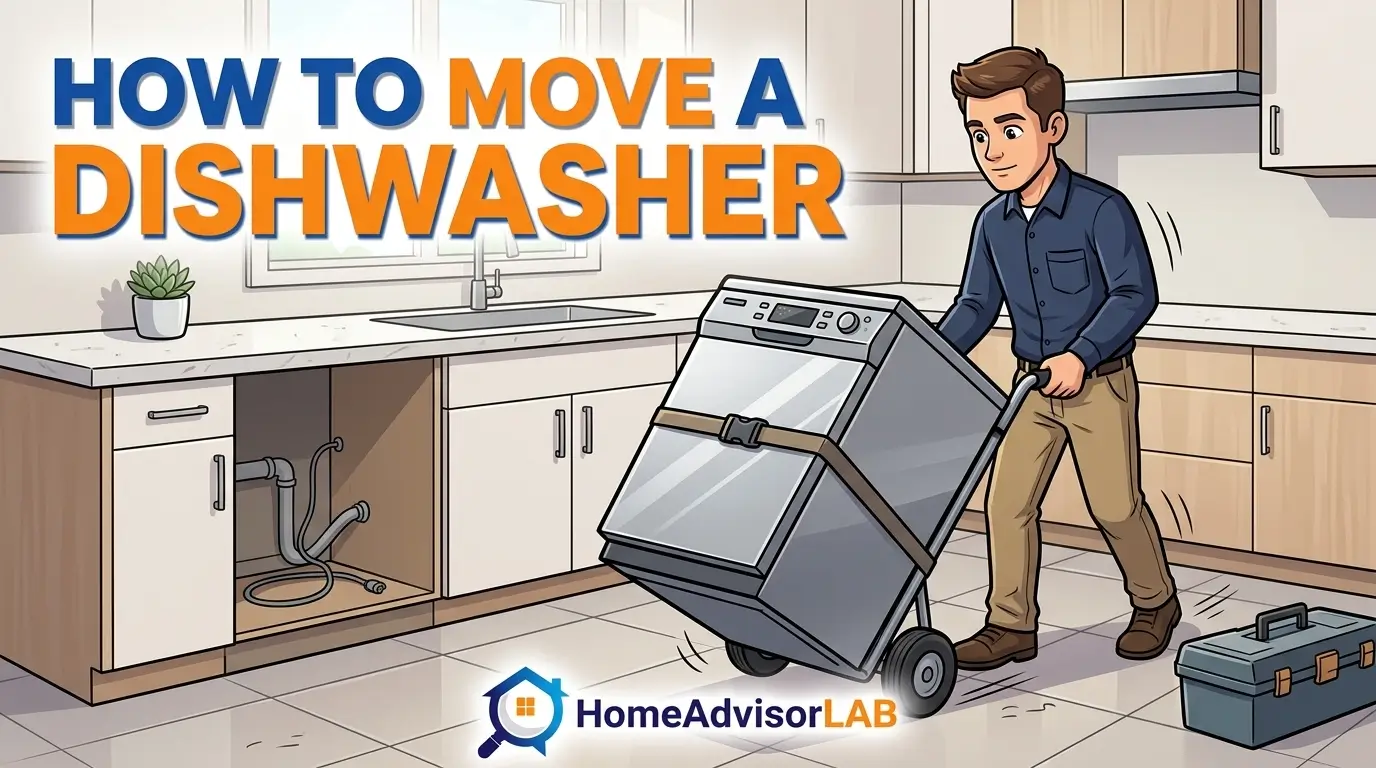 How to Move a Dishwasher
