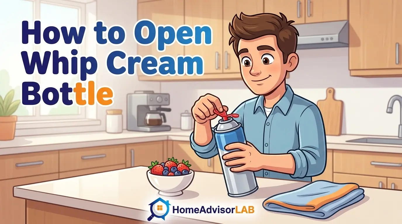 How to Open Whip Cream Bottle