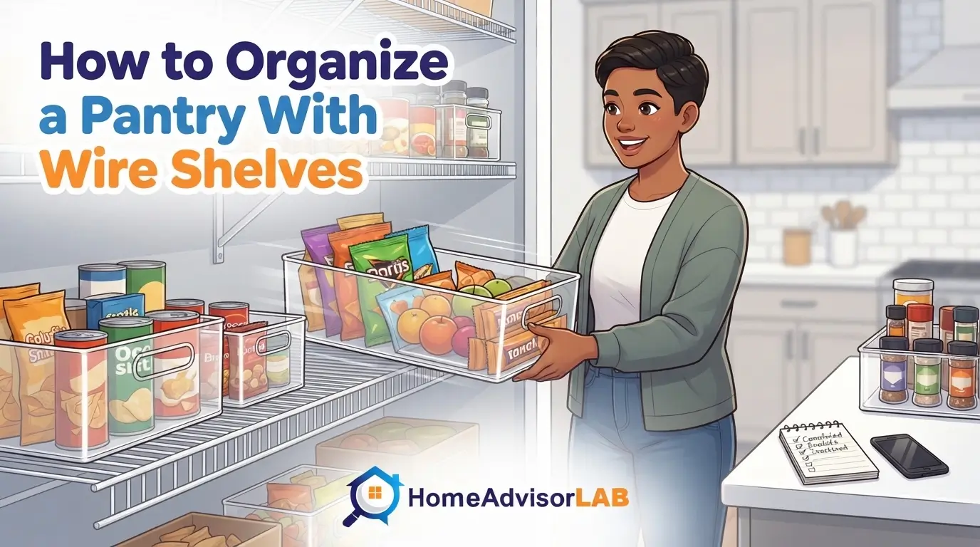How to Organize a Pantry With Wire Shelves