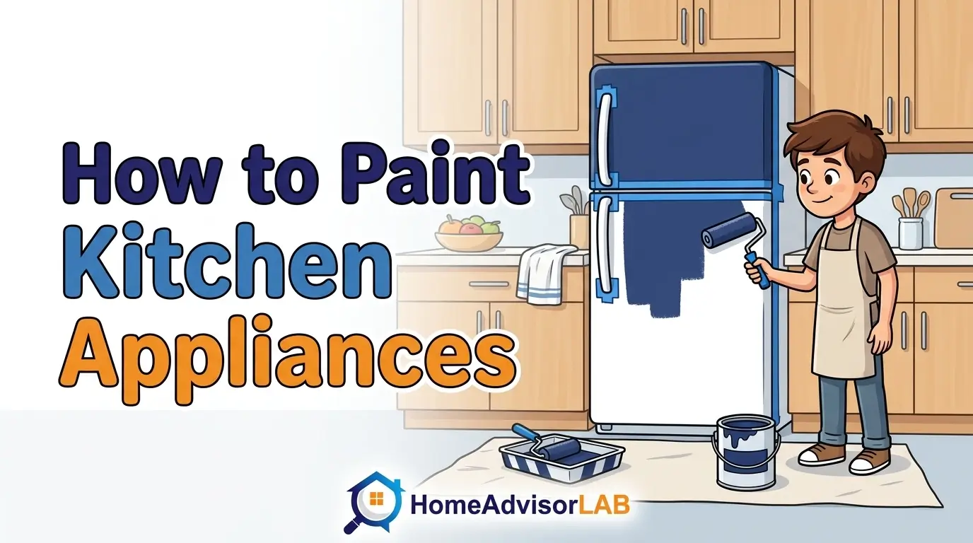 How to Paint Kitchen Appliances