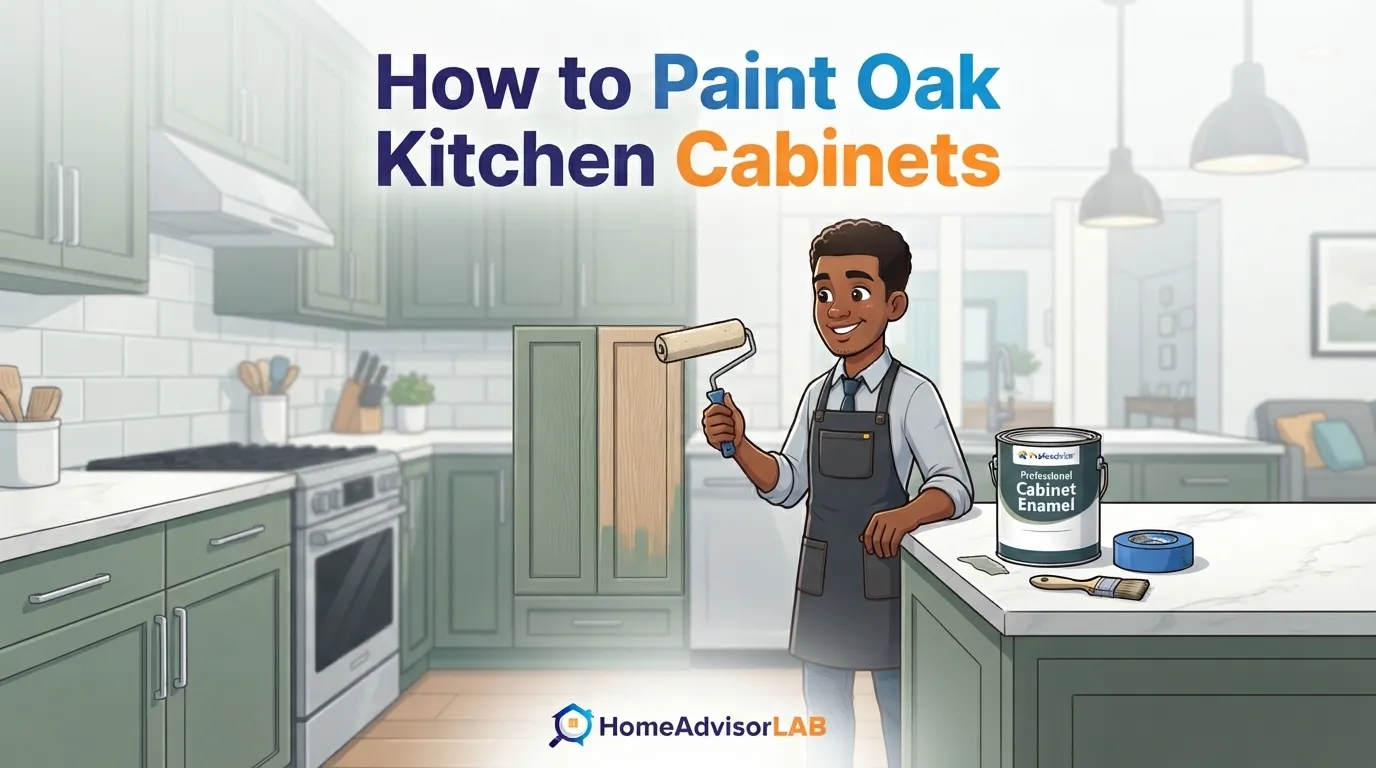How to Paint Oak Kitchen Cabinets