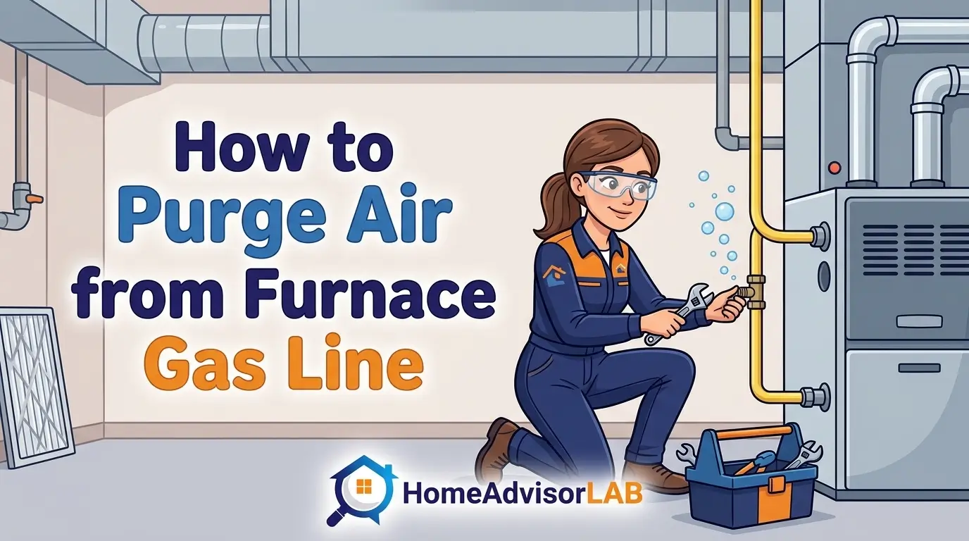 How to Purge Air from Furnace Gas Line