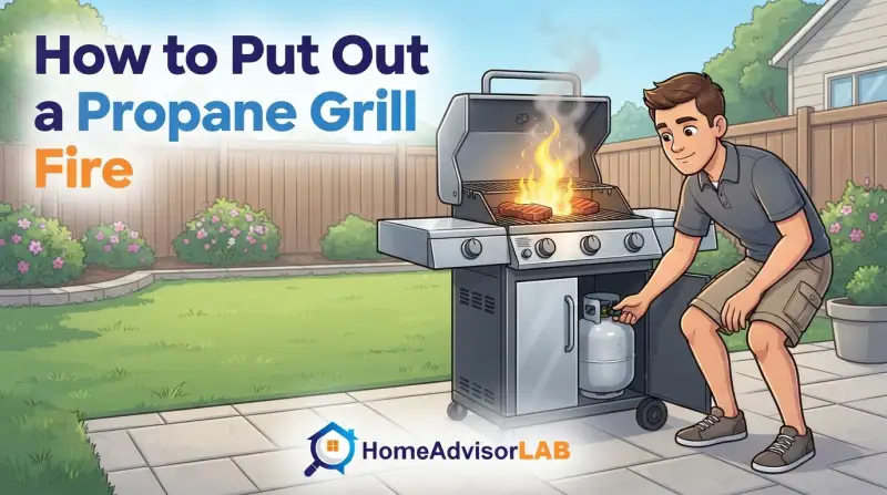 How to Put Out a Propane Grill Fire