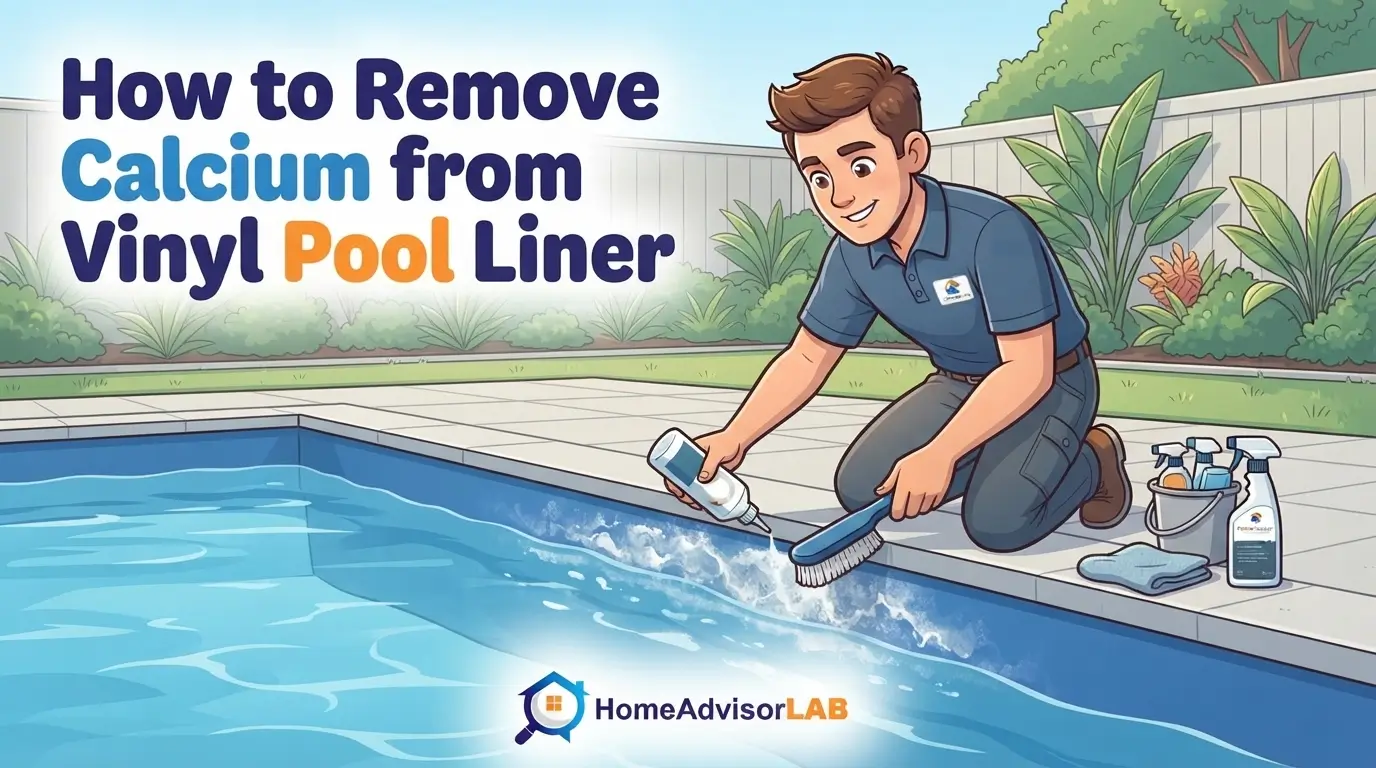 How to Remove Calcium from Vinyl Pool Liner