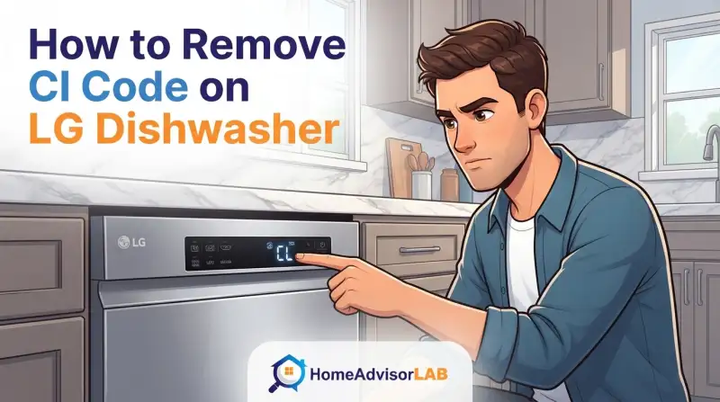 How to Remove Cl Code on LG Dishwasher