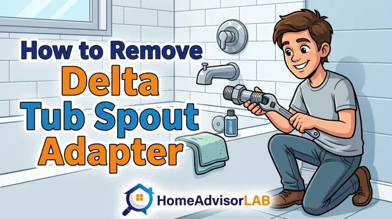 How to Remove Delta Tub Spout Adapter