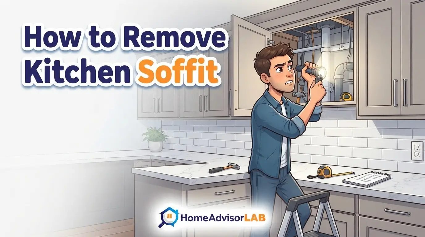 How to Remove Kitchen Soffit