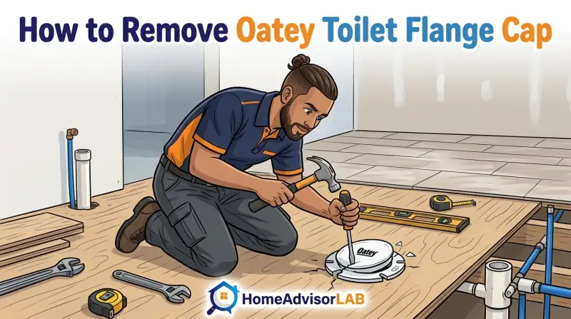 How to Remove Oatey Toilet Flange Cap