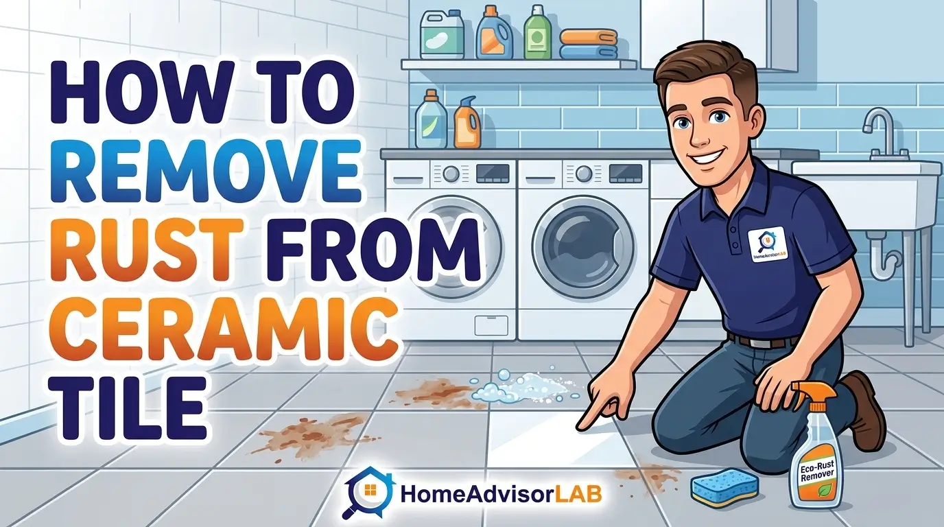 How to Remove Rust from Ceramic Tile
