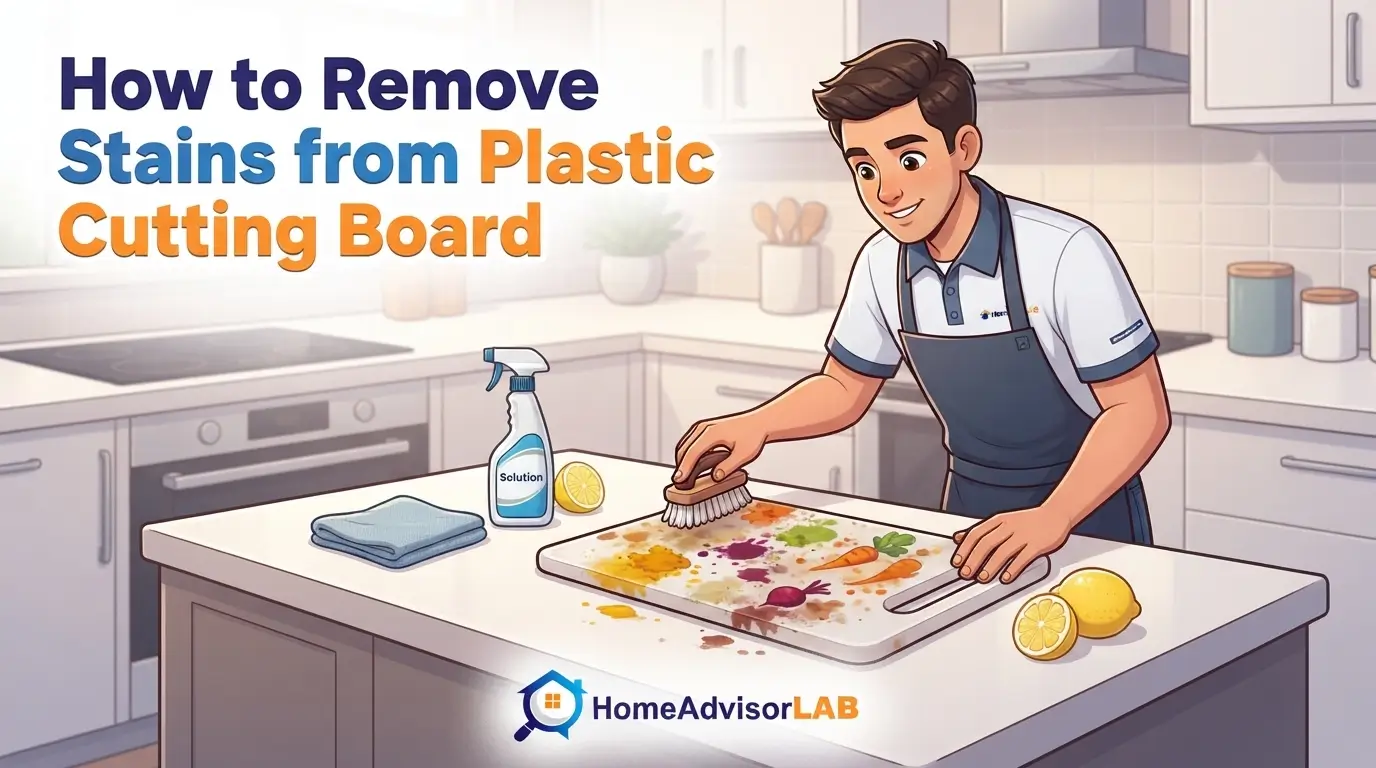 How to Remove Stains from Plastic Cutting Board
