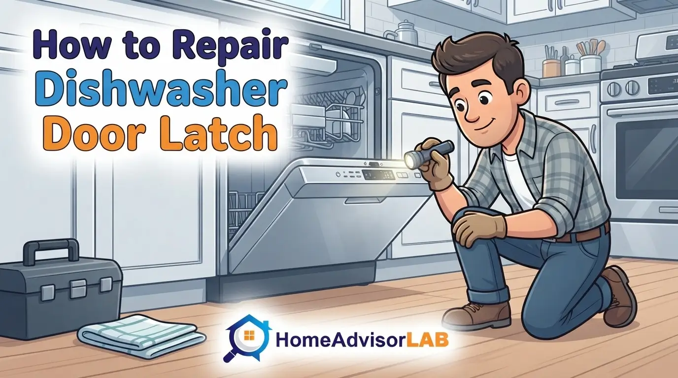 How to Repair Dishwasher Door Latch