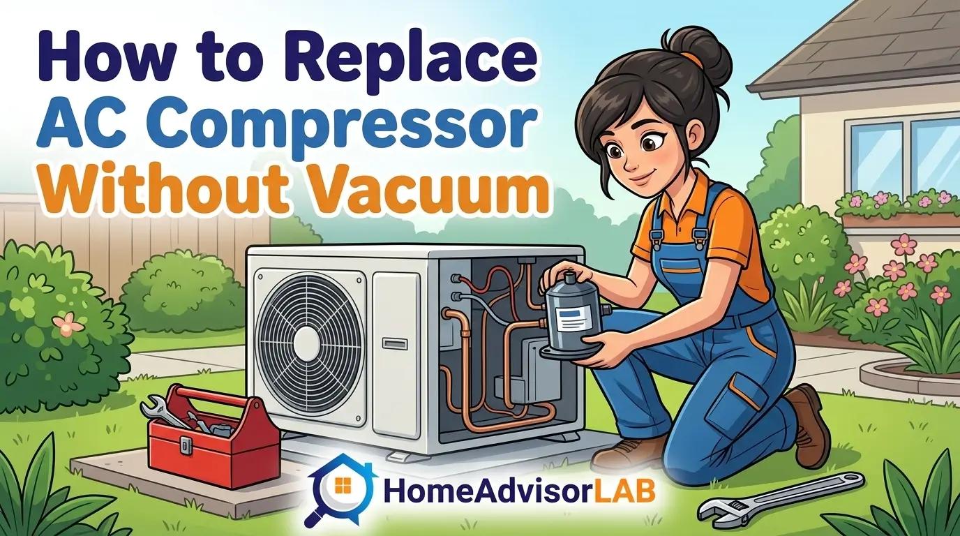 How to Replace AC Compressor Without Vacuum