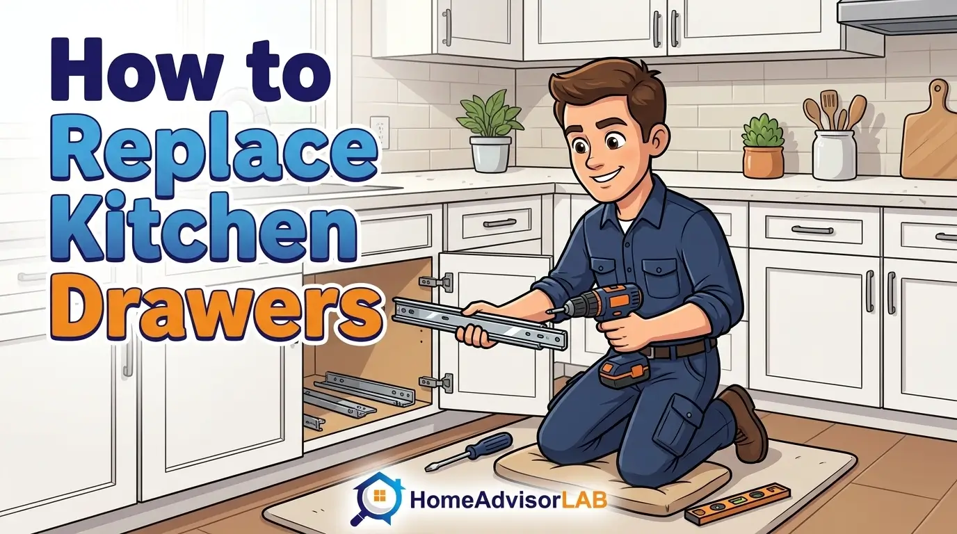 How to Replace Kitchen Drawers