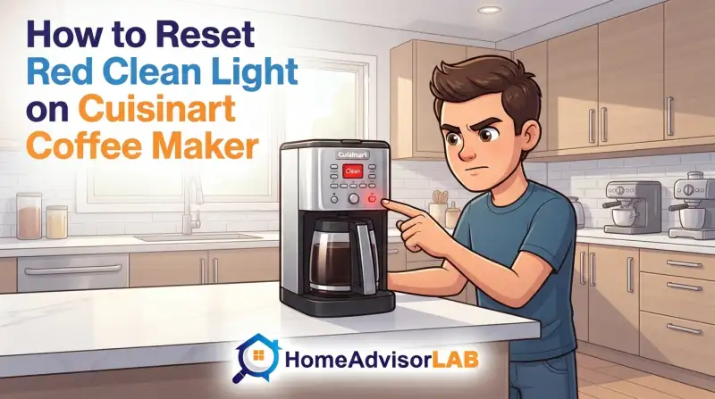 How to Reset Red Clean Light on Cuisinart Coffee Maker