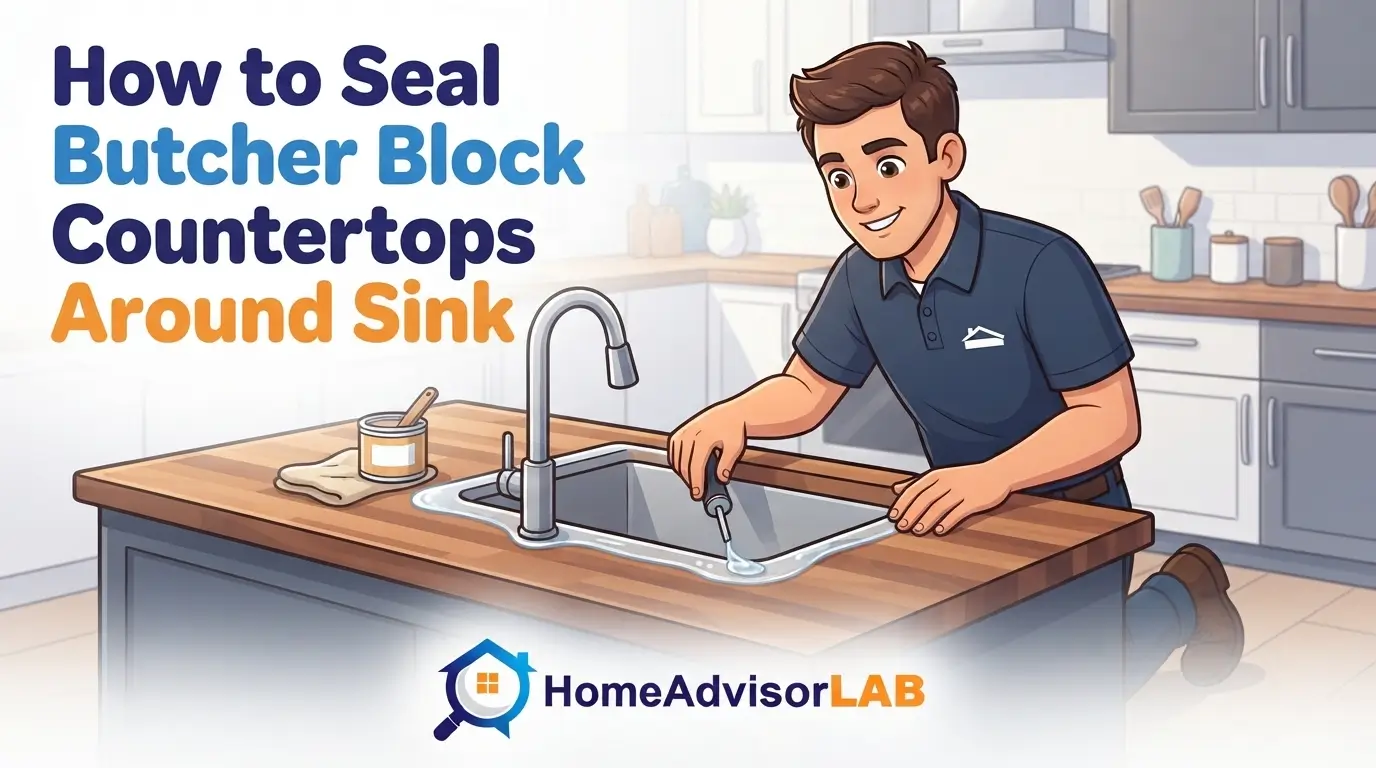How to Seal Butcher Block Countertops Around Sink