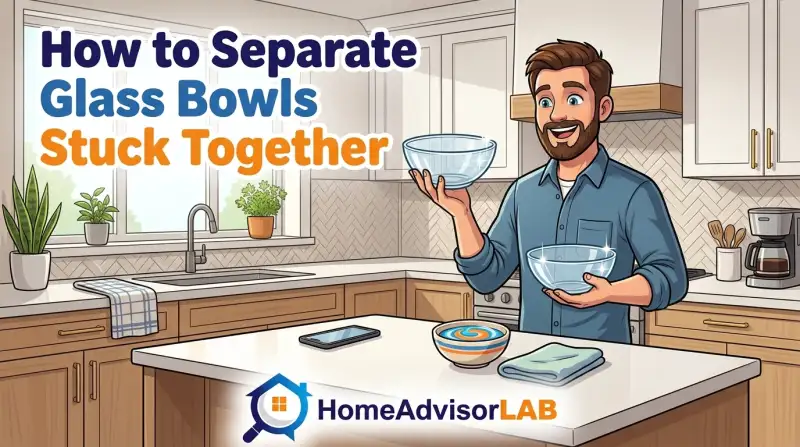 How to Separate Glass Bowls Stuck Together