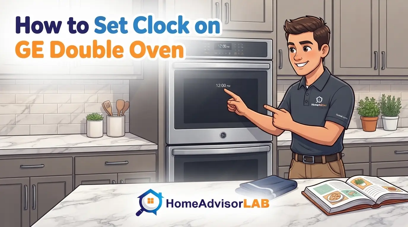 How to Set Clock on GE Double Oven