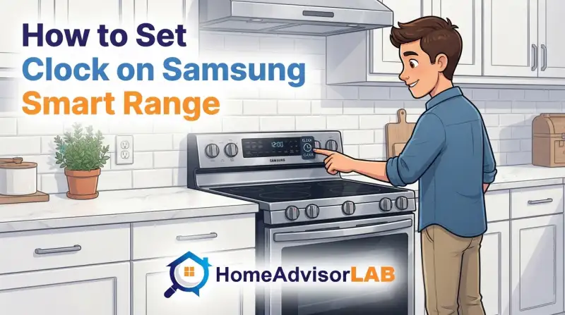 How to Set Clock on Samsung Smart Range