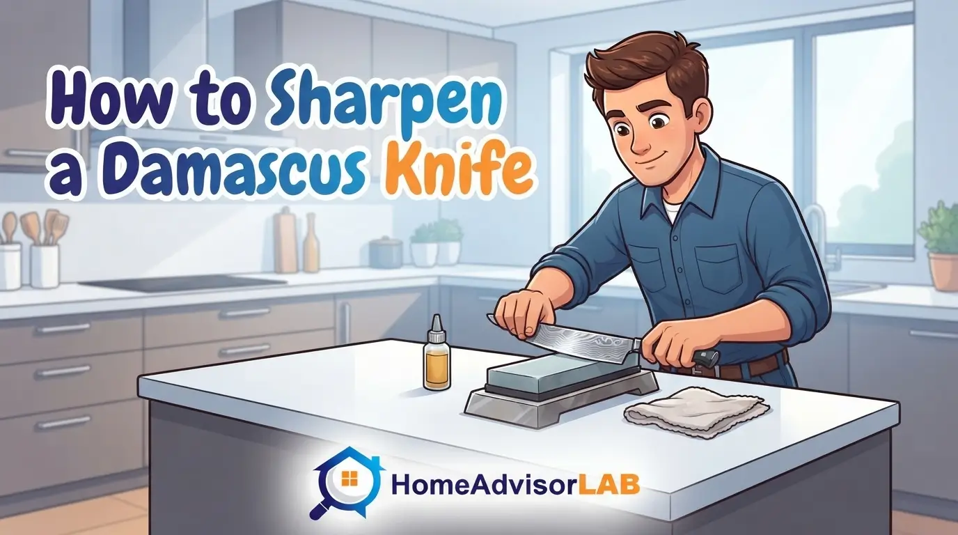 How to Sharpen a Damascus Knife
