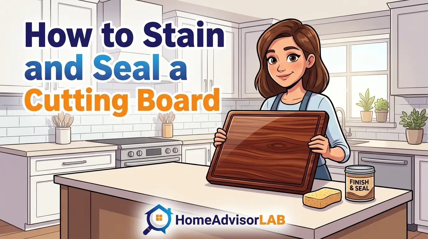 How to Stain and Seal a Cutting Board