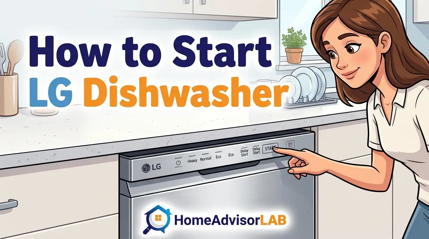 How to Start LG Dishwasher