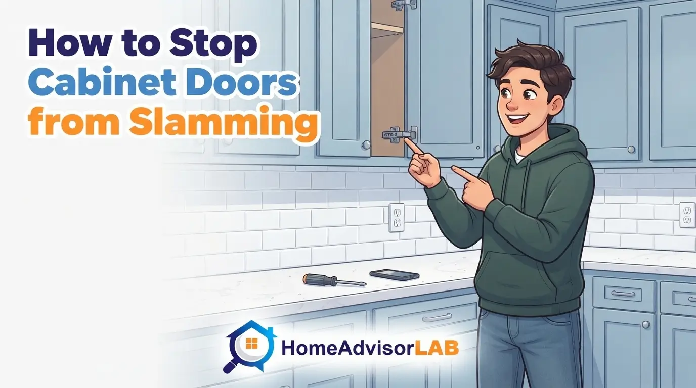 How to Stop Cabinet Doors from Slamming