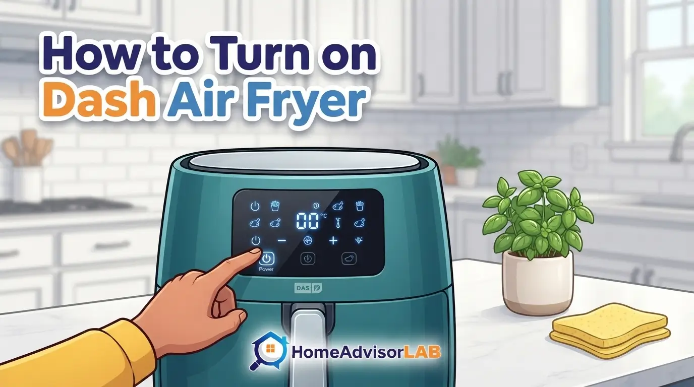 How to Turn on Dash Air Fryer