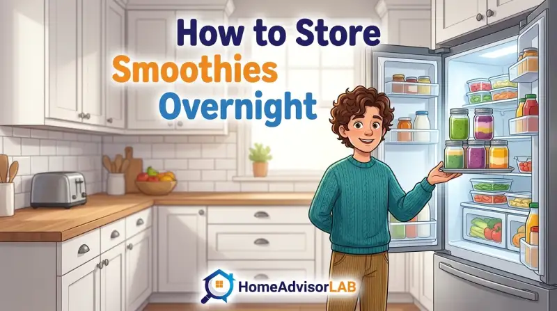 How to Store Smoothies Overnight