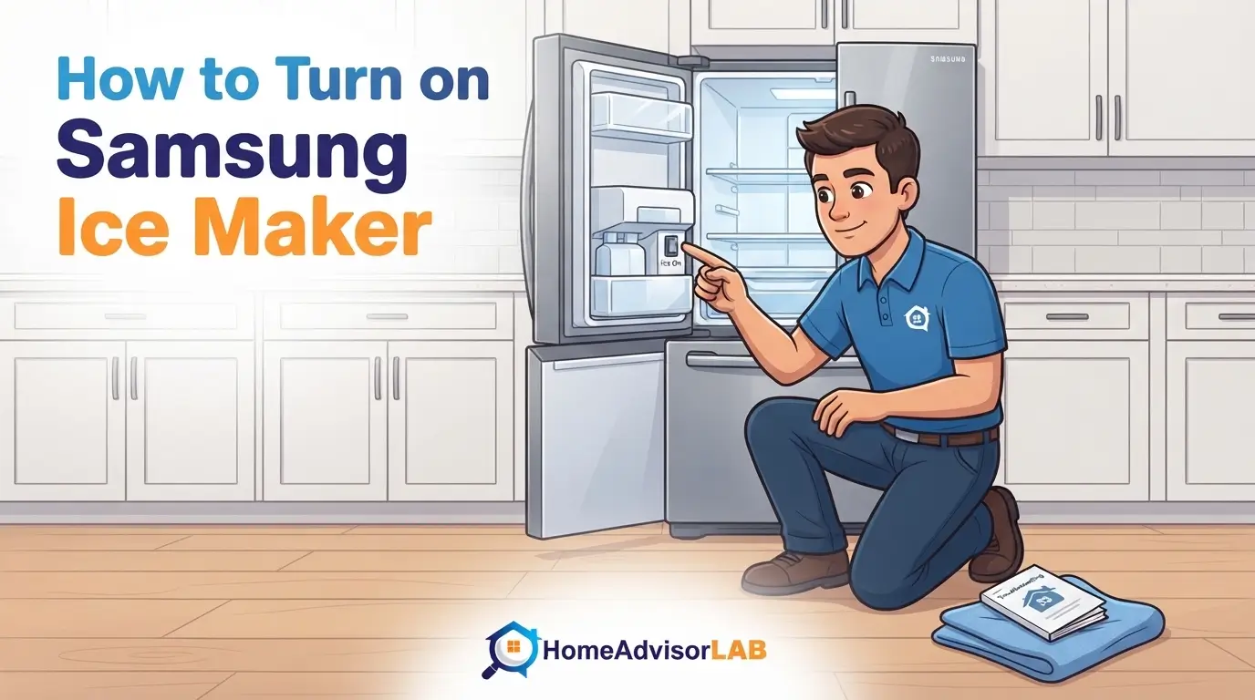 How to Turn on Samsung Ice Maker