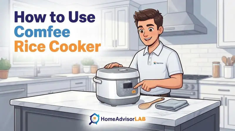 How to Use Comfee Rice Cooker