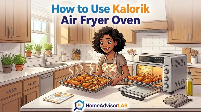 How to Use Kalorik Air Fryer Oven