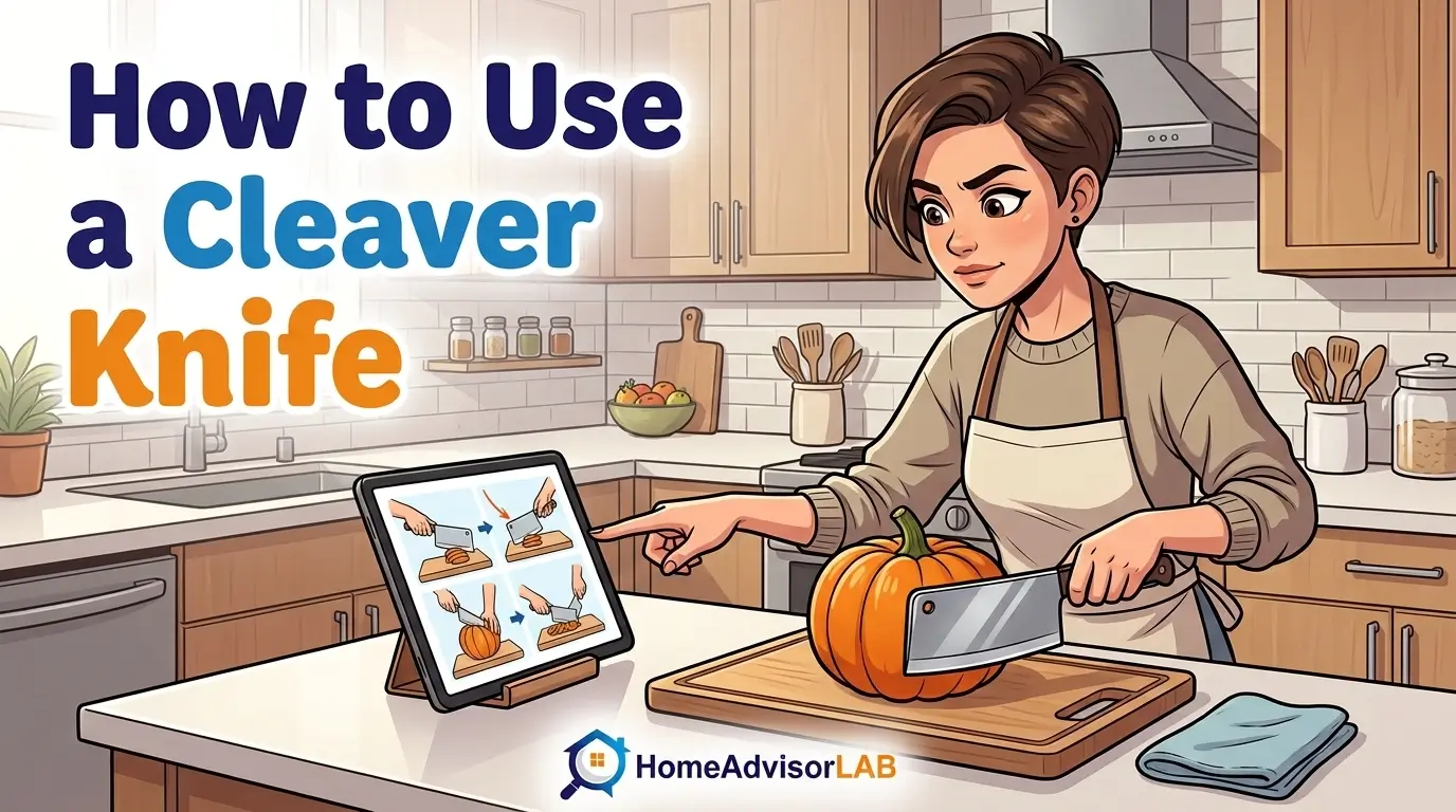 How to Use a Cleaver Knife
