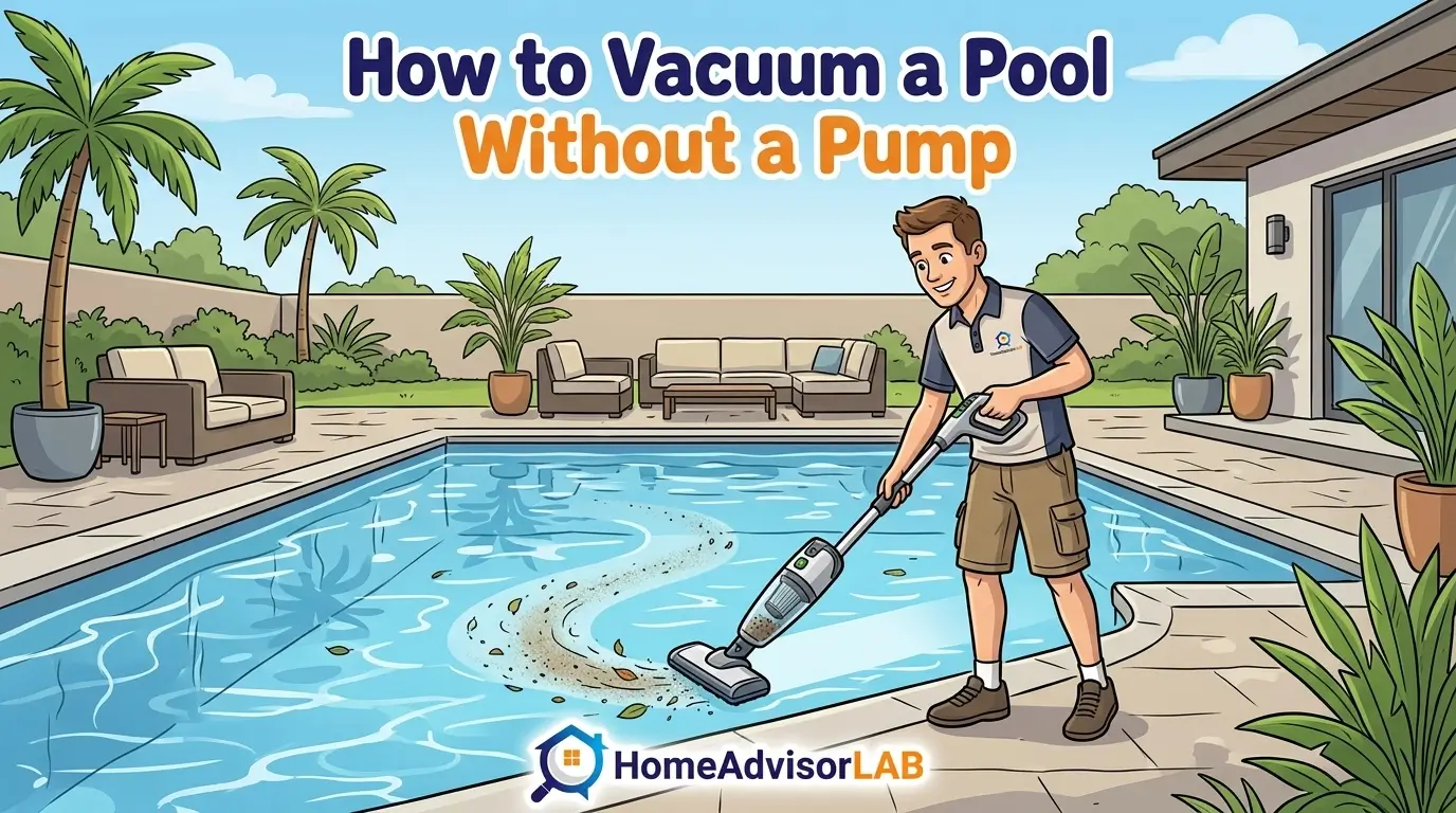 How to Vacuum a Pool Without a Pump