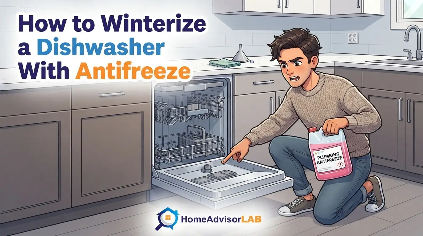 How to Winterize a Dishwasher With Antifreeze
