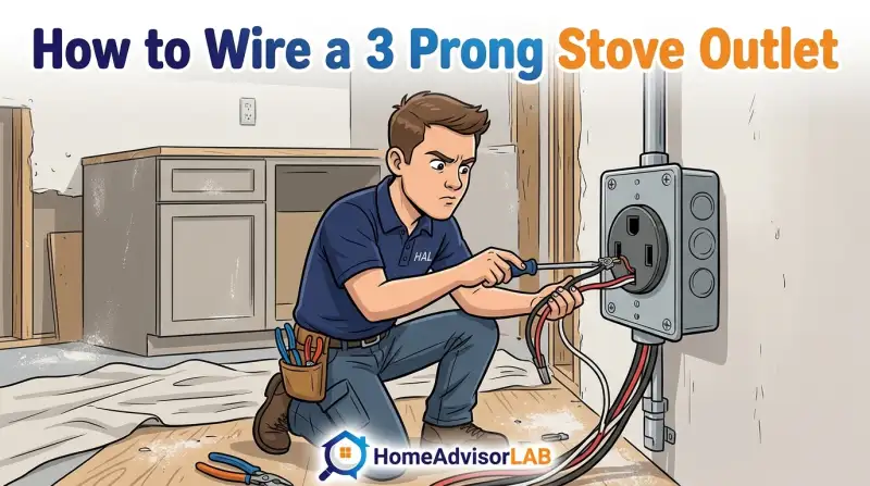 How to Wire a 3 Prong Stove Outlet
