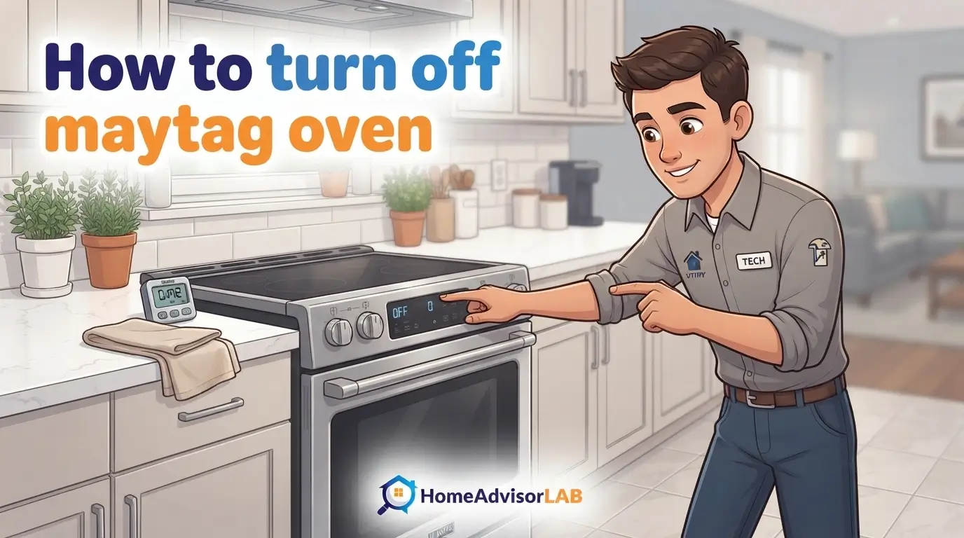 How to turn off maytag oven