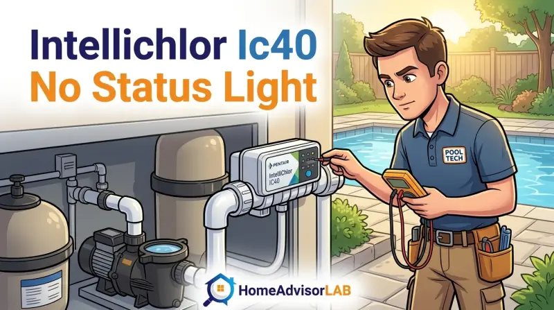 Intellichlor Ic40 No Status Light