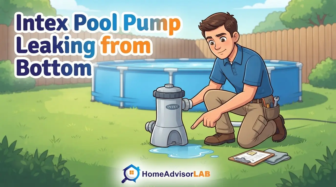 Intex Pool Pump Leaking from Bottom