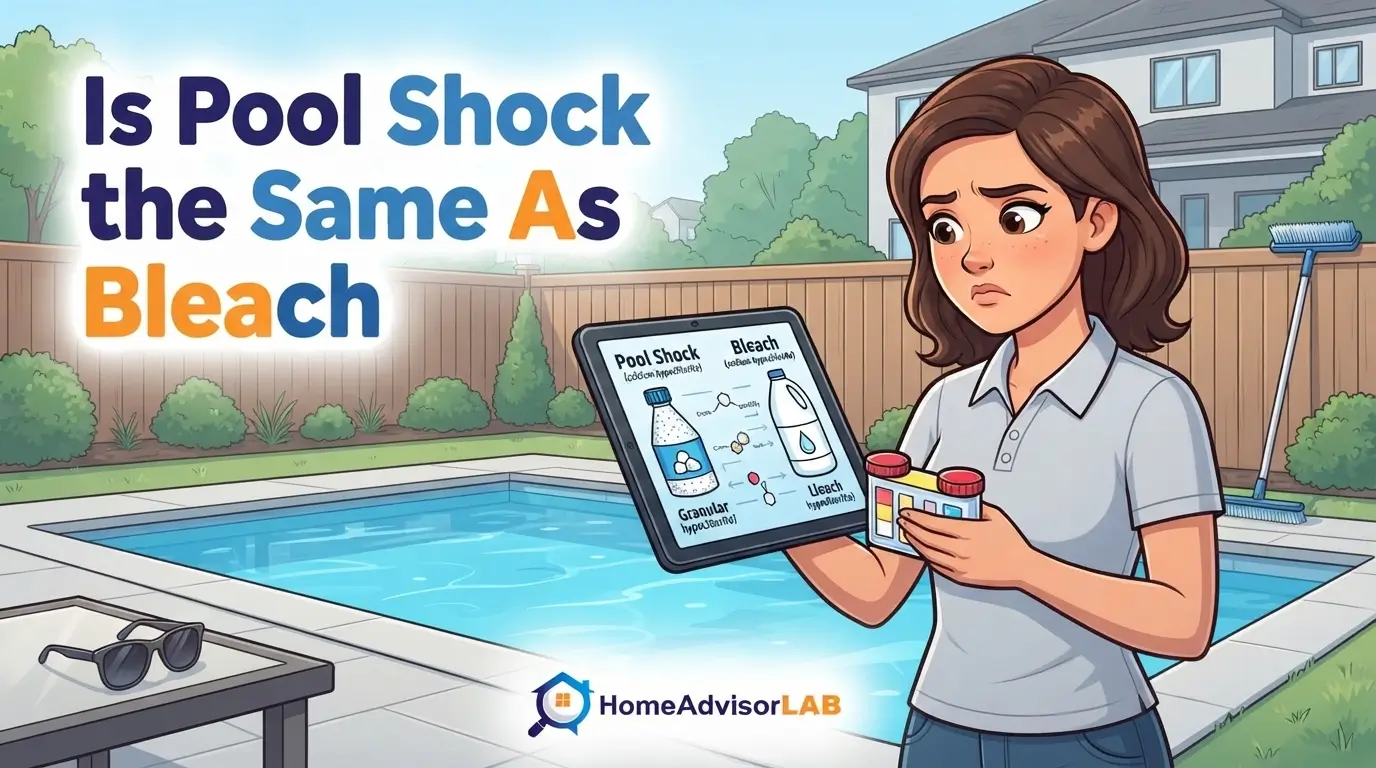 Is Pool Shock the Same As Bleach