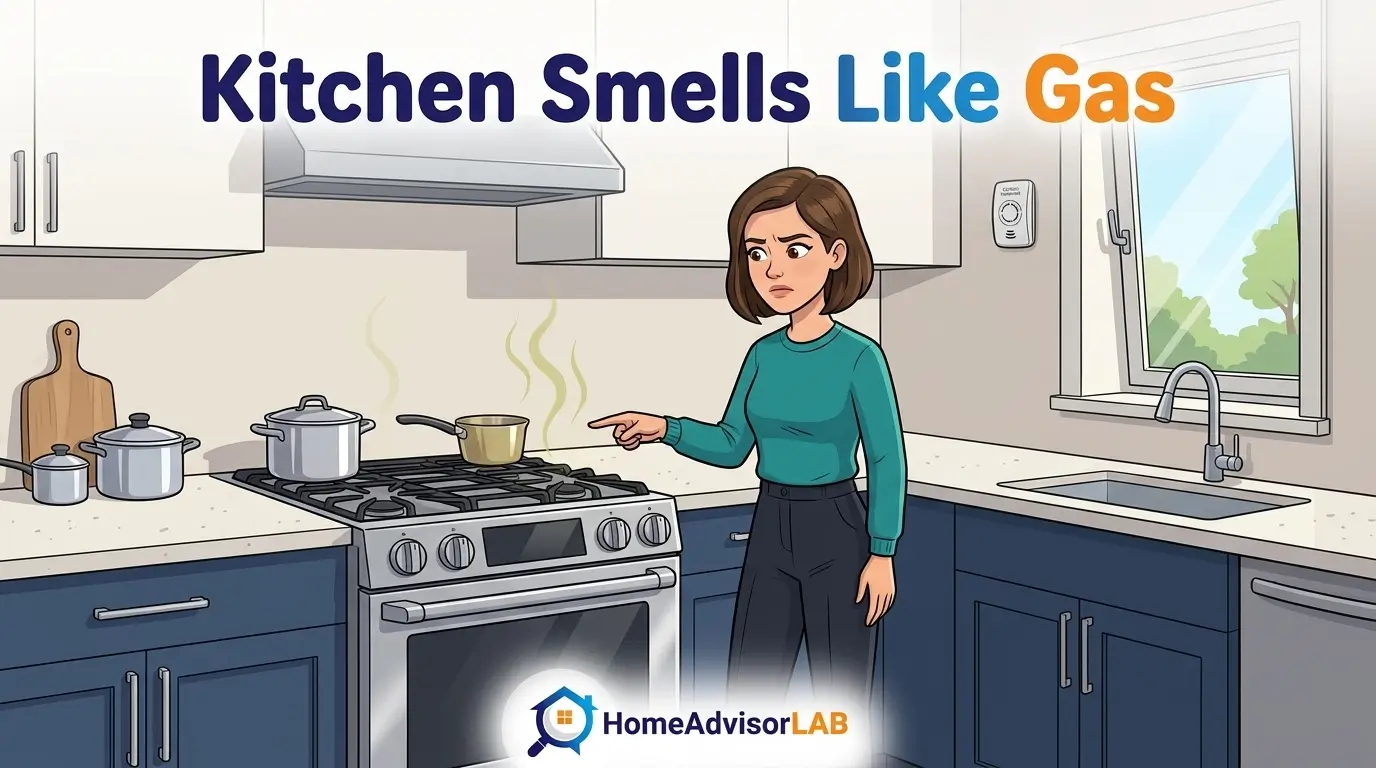 Kitchen Smells Like Gas