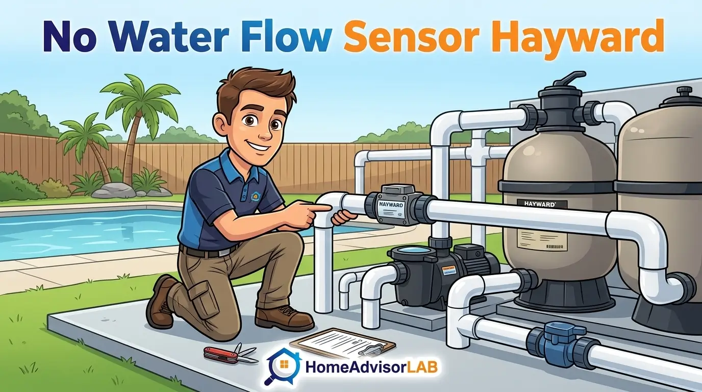 No Water Flow Sensor Hayward