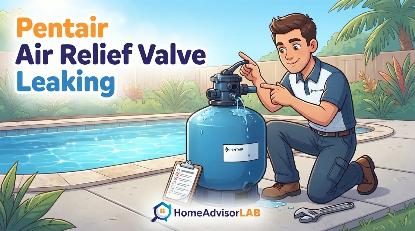 Pentair Air Relief Valve Leaking