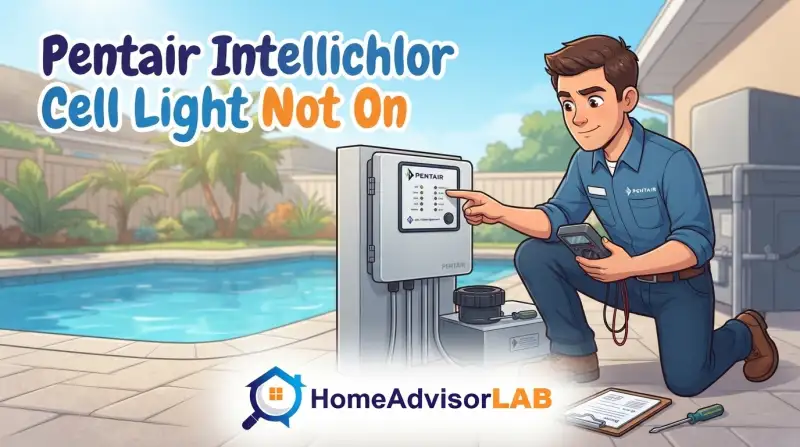 Pentair Intellichlor Cell Light Not On