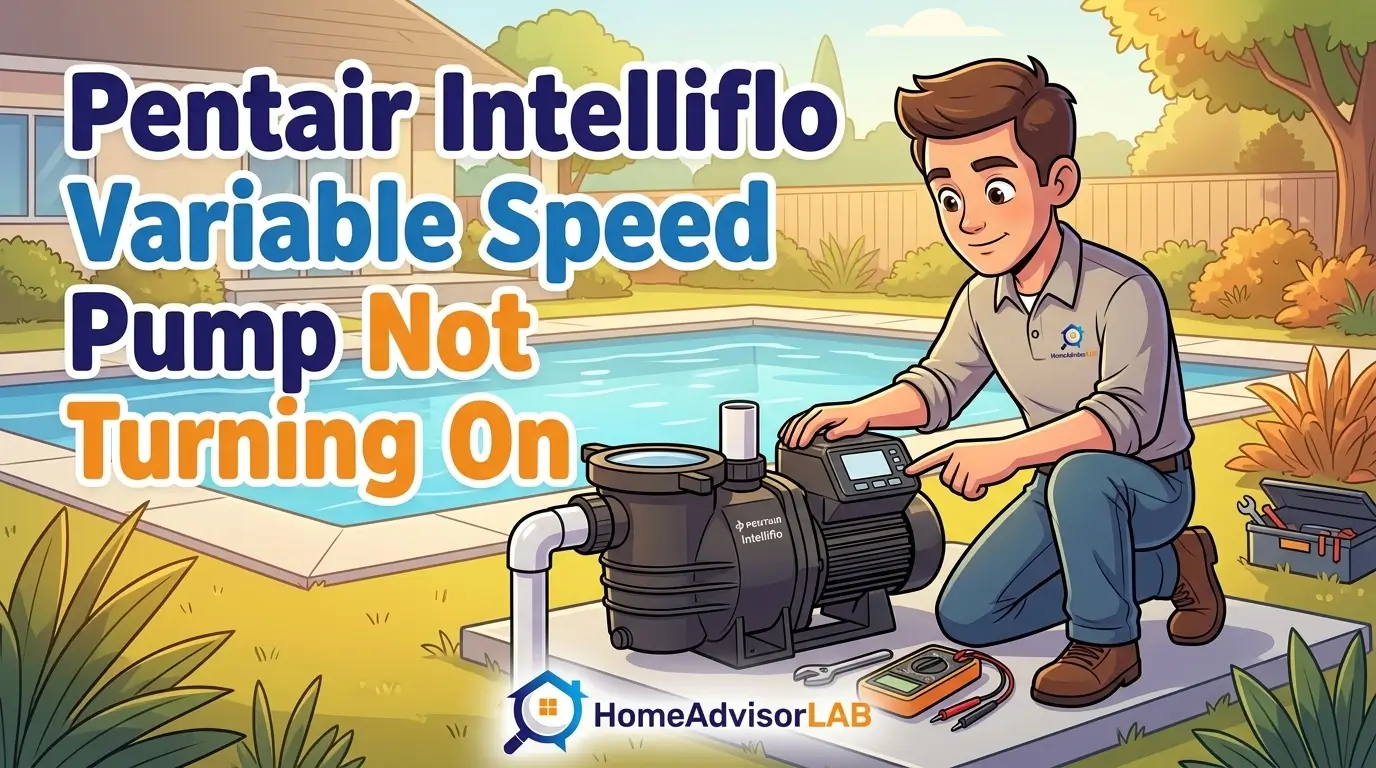 Pentair Intelliflo Variable Speed Pump Not Turning On