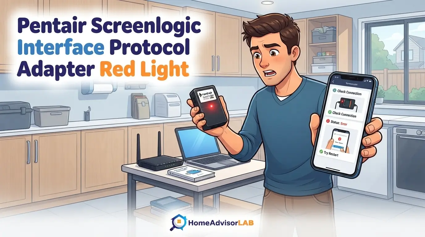 Pentair Screenlogic Interface Protocol Adapter Red Light