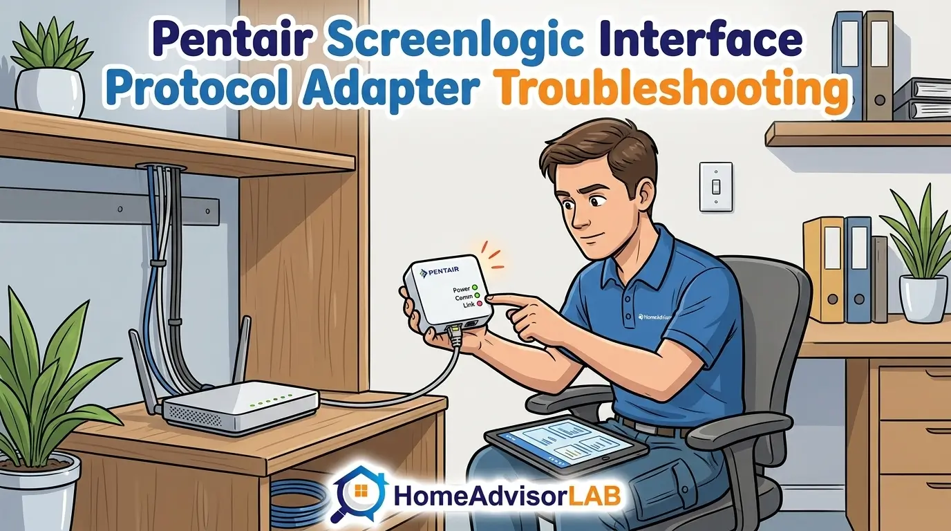 Pentair Screenlogic Interface Protocol Adapter Troubleshooting