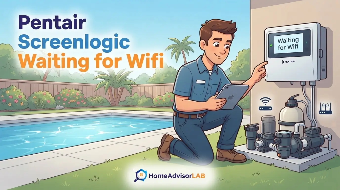 Pentair Screenlogic Waiting for Wifi