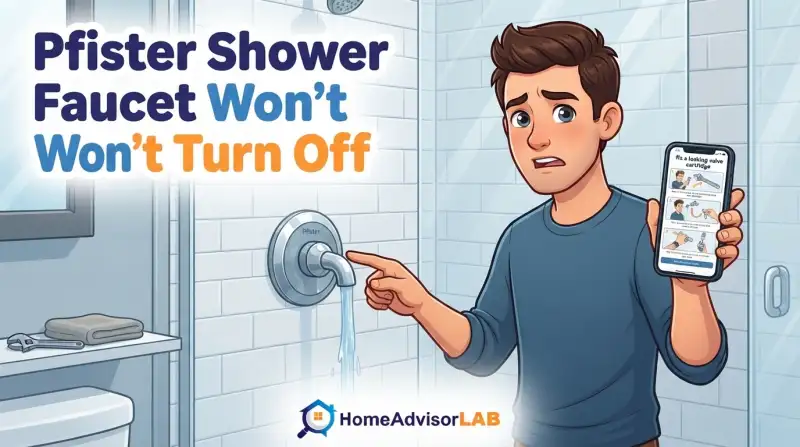 Pfister Shower Faucet Won't Turn Off