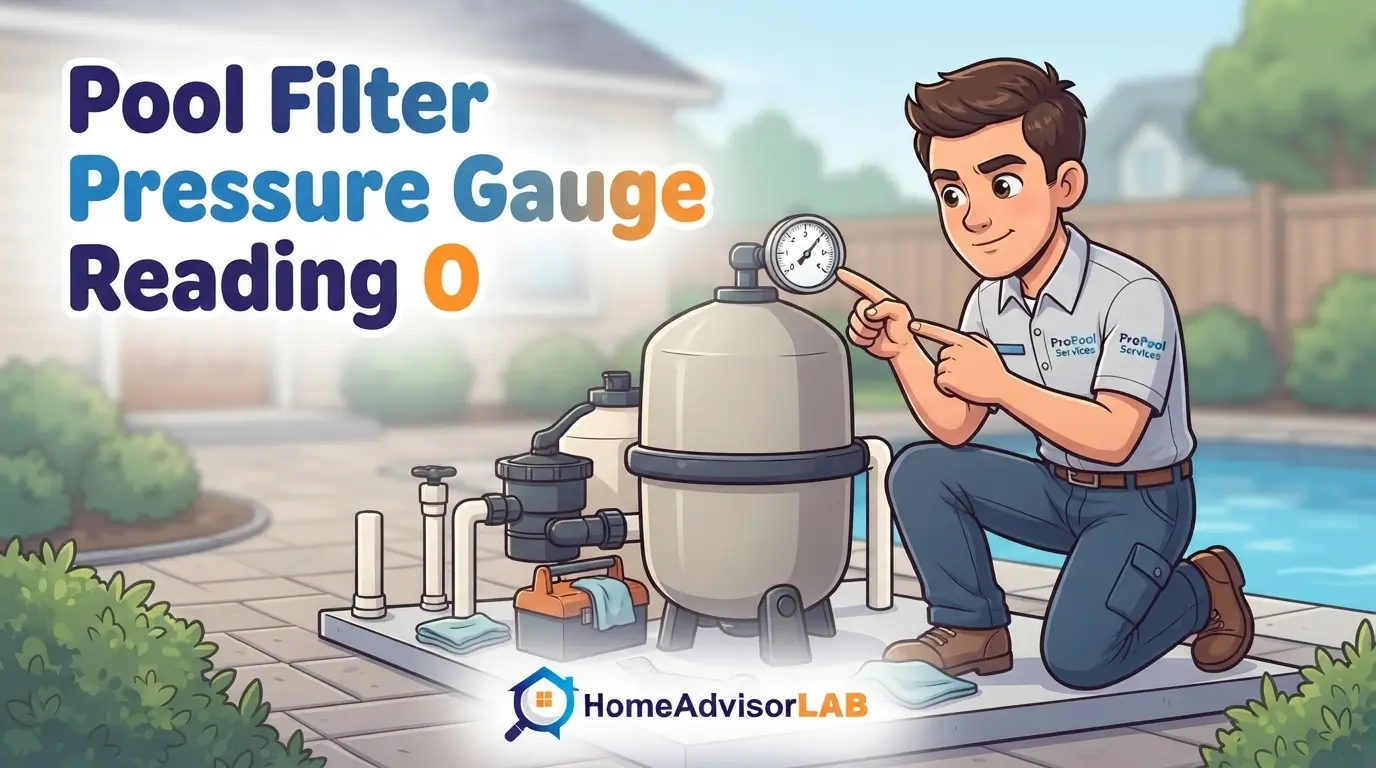 Pool Filter Pressure Gauge Reading 0