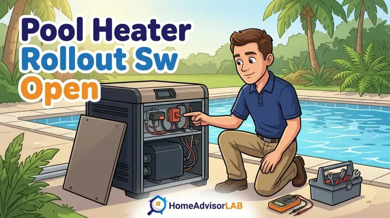 Pool Heater Rollout Sw Open